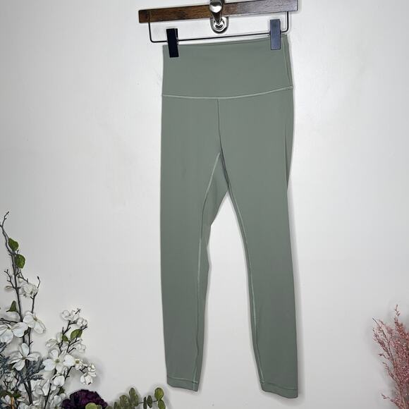 LULULEMON Wunder Train High-Rise Tight 25" Willow Green {NN40} - Picture 2 of 5